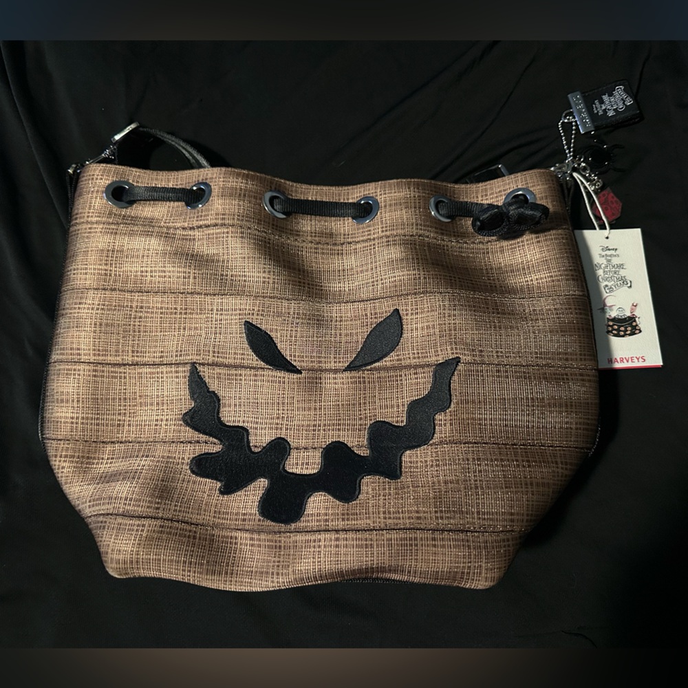 RARE Harvey’s Nightmare Before Christmas Oogie Boogie Park Hopper Backpack Bag.
